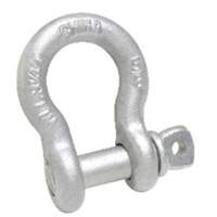 Anchor Shackle, 3/16", Screw Pin, Hot Dip Galvanized The Estey Group