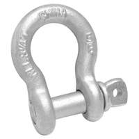 Anchor Shackle, 1/4", Screw Pin, Hot Dip Galvanized The Estey Group