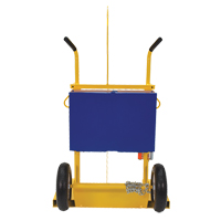 Chariot pour chalumeau et bouteille de soudage, Roues Pneumatique, Base de 24" la x 19-1/2" lo, 500 lb The Estey Group