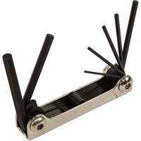 Folding Hex Key Set, 7 Pcs., Metric The Estey Group