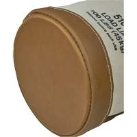 Leather-Bottom Bucket, 17" H, Canvas, White The Estey Group