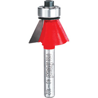 Router Bit - Chamfer Bit, 15/16" Dia., 1/4" Shank The Estey Group
