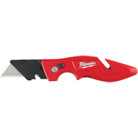 Fastback Flip Utility Knife, 2" Blade, Carbon Steel Blade, Metal Handle The Estey Group