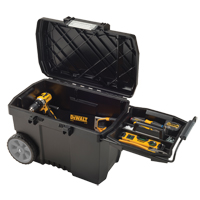Coffre &agrave; outils pour entrepreneur, 15-19/32" la x 24-13/16" p x 16-1/2" h, Noir The Estey Group
