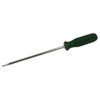 Square Screwdriver, #1 Tip, Round, 12-1/4" L, Plastic Handle The Estey Group
