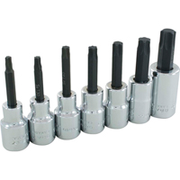 Torx&reg; Head Socket Set, Torx&reg;, 1/2" Drive, 7 Pcs The Estey Group
