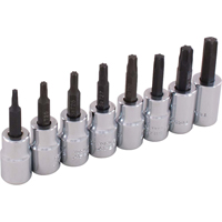 Socket Set, Torx&reg;, 3/8" Drive, 8 Pcs The Estey Group