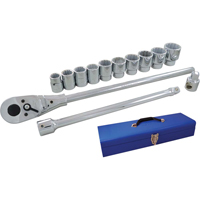 Socket & Attachment Set, 15 Pcs, 3/4" Drive Size The Estey Group