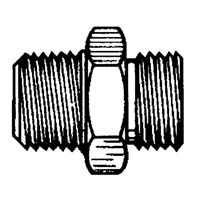Reducer/Adapter Fitting, 1/4" x 1/8" Dia, Brass The Estey Group