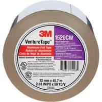 Ruban en aluminium Venture Tape, &eacute;paisseur 1,8 mils, 72 mm (3") x 45,7 m (150') The Estey Group