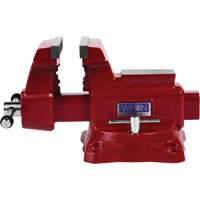 Utility HD Bench Vise, 6-1/2" Jaw Width, 4-1/4" Throat Depth The Estey Group