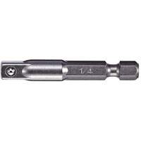 Adapter & Extension, 1/4" Drive Size, 1/4" Male Size, Pin, 4" L The Estey Group