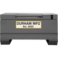 Jobsite Storage Box, 32" x 19" x 17-13/16", Steel, Grey The Estey Group