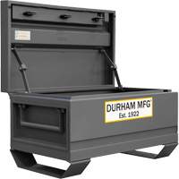 Jobsite Storage Box, 32" x 19" x 17-13/16", Steel, Grey The Estey Group