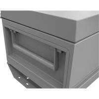 Jobsite Storage Box, 32" x 19" x 17-13/16", Steel, Grey The Estey Group