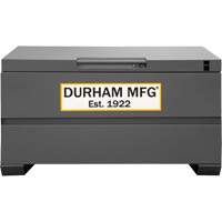 Jobsite Storage Box, 48" x 24" x 27-13/16", Steel, Grey The Estey Group