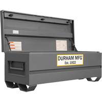 Jobsite Storage Box, 60" x 24" x 22-3/4", Steel, Grey The Estey Group