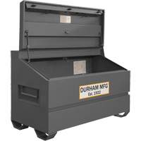 Jobsite Sloped Lid Storage Box, 60" x 30" x 39-3/8", Steel, Grey The Estey Group