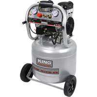 Compresseur &agrave; air sans huile ultra silencieux, &eacute;lectrique, 10 gal. (12 gal. US), 125 PSI, 120/1 V The Estey Group