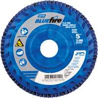 BlueFire R884P Coarse Grit Flap Disc, 5" x 7/8", Type 27, 60 Grit, Zirconia Alumina The Estey Group