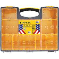 Organisateur profond pour professionnel, 17-1/2" la x 4-1/2" p x 14" h, Noir/Jaune The Estey Group