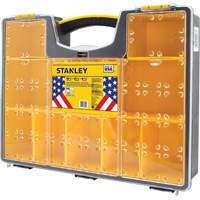 Organisateur profond pour professionnel, 17-1/2" la x 4-1/2" p x 14" h, Noir/Jaune The Estey Group