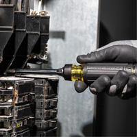 15-in-1 Multi-Bit Ratcheting Screwdriver, 8-3/4" L, Cushion Grip Handle The Estey Group