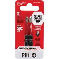 Shockwave Impact Duty Screwdriver Bit, Phillips, #1, 1/4" Drive The Estey Group