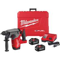M18 Fuel SDS Plus Rotary Hammer Kit, 18 V, 1", 2 ft-lbs., 1330 RPM The Estey Group