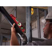 Die Cast Torpedo Level with 360 Degree Locking Vial, 10" L, Aluminum, 3 Vials, Magnetic The Estey Group