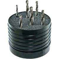 Jeu de tarauds & forets combin&eacute;s DRILLCO, 6 morceaux, Acier rapide The Estey Group