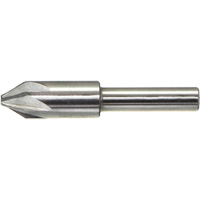 Fraise sans broutage DRILLCO, 3/16", Acier rapide, Angle de 60°, 6 cannelures The Estey Group