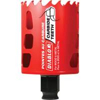 Wood & Metal Hole Saw, 2-1/4", 2-3/8" Depth of Cut, Carbide The Estey Group