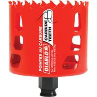 Wood & Metal Hole Saw, 3", 2-3/8" Depth of Cut, Carbide The Estey Group
