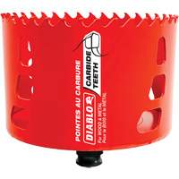 Wood & Metal Hole Saw, 4", 2-3/8" Depth of Cut, Carbide The Estey Group