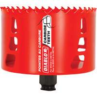 Wood & Metal Hole Saw, 4-1/8", 2-3/8" Depth of Cut, Carbide The Estey Group