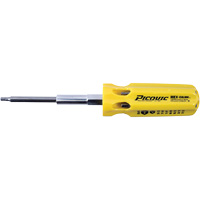 Hex-Calibre SAE Multi-Bit Screwdriver, Plastic Handle The Estey Group