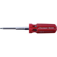 Hex-Calibre Metric Multi-Bit Screwdriver, Plastic Handle The Estey Group