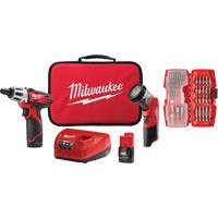 Screwdriver & Light Accessory Kit, Lithium-Ion, 12 V The Estey Group
