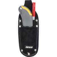 Utility Pouch, Knife Holder, Leather, 3 Pockets The Estey Group