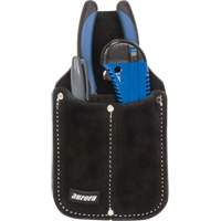Utility Pouch, Knife Holder, Leather, 3 Pockets The Estey Group