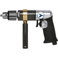 AD12VSRK Variable Speed Air Drill, 6 CFM, 1/4" NPT, 82 dBA, 1/2" Chuck, Keyed The Estey Group