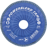 PowerBlend Trimmable Flap Disc, 5" x 7/8", Type 29, Z40 Grit, Zirconia Alumina The Estey Group