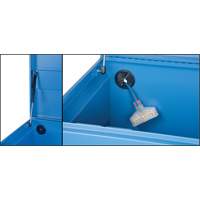 Jobsite Tool Box, 48" x 24" x 27-3/5", Steel, Blue The Estey Group