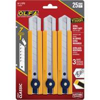 H-1 Classic Extra Heavy-Duty Utility Knife with Rubber Grip Inset, 25 mm The Estey Group