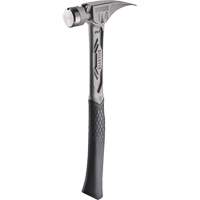Marteau de charpente en titane lisse TIBONE, 14 oz, Prise en Acier plein, 15-1/4" lo The Estey Group