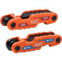 Compact Folding Hex Key Set, 17 Pcs., Metric & Imperial The Estey Group