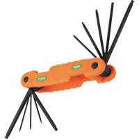 Jeu pliant de cl&eacute;s hexagonales Pro, 10 mcx, Torx The Estey Group