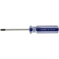 Tournevis Philips bleu transparent avec bandes, #1, Prise Plastique The Estey Group