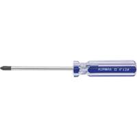 Tournevis Philips bleu transparent avec bandes, #2, Prise Plastique The Estey Group
